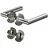 OGRO Rosettengarnitur CORE+8906 8mm/6501/6612 PZ Edelstahl Silber