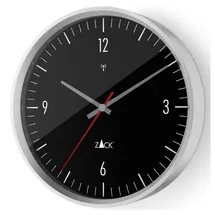 Zack 60076 VIDA Wanduhr Edelstahl matt