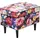 ed exciting design Hocker Laurel 100% Polyester 63 x 43 x 42 cm Bunt