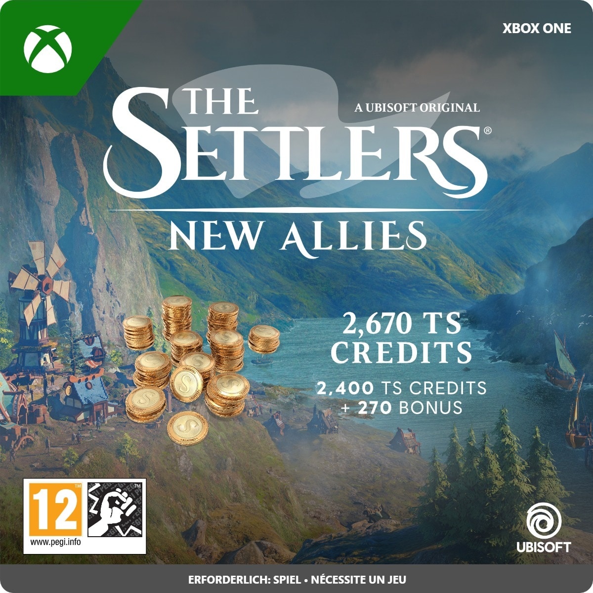Xbox The Settlers New Allies Virtual Currency 2670 Credits Download Code (Xbox) zum Sofortdownload
