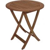 DEGAMO Bistrotisch Ø 65 x 72 cm Braun