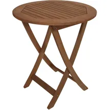 DEGAMO Bistrotisch Ø 65 x 72 cm Braun