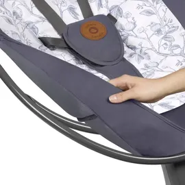 lionelo Ralf 2in1 Babywippe und Liegestuhl, Fernbedienung, 12 Melodien, zwei Schaukelrichtungen, 5 Schaukelgeschwindigkeiten, Sperrung, Rückenlehnenverstellung, Timer, leiser Betrieb