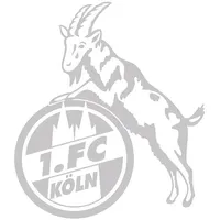 1. FC Köln Naklejka przezroczysta (srebrna)
