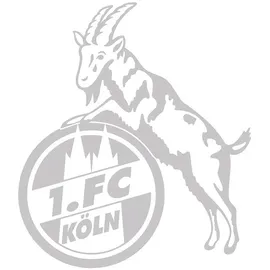 1. FC Köln Naklejka przezroczysta (srebrna)