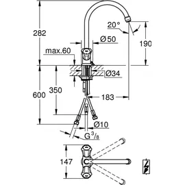 Grohe Costa chrom 31930001
