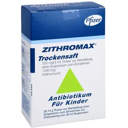 ZITHROMAX Trockensaft Kinder von 26-45 kg 30 ml