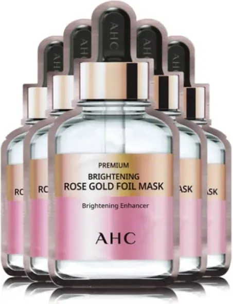 AHC Premium Roségold-Tuchmaske (25 g x 5 Stück)