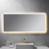 neoro n50 Metal Touch Lichtspiegel B: 160 cm, mit umlaufender Beleuchtung, direkt + indirekt, BN0043MI