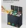 Songmics Mülleimer Mülltrennsystem, aus Metall, 3 x 8 Liter