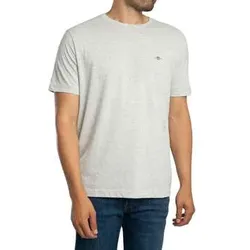 Gant  T-Shirt Normales Schild-T-Shirt  in Grau, EU XXL