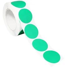 Sprintis Markierungspunkte, 40 mm, einseitig stark haftend, Papier, dunkelgrün,