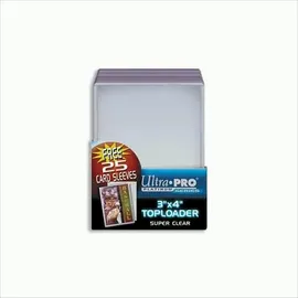 Ultra Pro Toploader 3x4" Clear Regular 25 Stück
