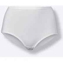 Witt Taillenslip, Damen, Gr. 44/46, 5 Stk., weiß, 95% Baumwolle, 5% Elasthan, Unterhosen Taillenslip