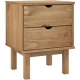 vidaXL Nachttisch OTTA 45x39x57 cm Massivholz Kiefer