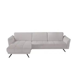 Kollektion Kraft Ecksofa  Joel ¦ silber ¦ Maße (cm): B: 285 H: 103 T: 178