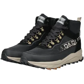 Napapijri Schnürstiefel schwarz / weißmeliert 44