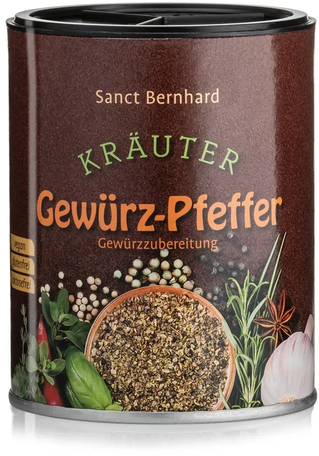 Mélange aromatique de poivres et d'herbes - 180 g