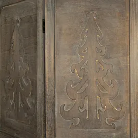 Homestyle4u Paravent Braun 160x170 | Gr.: onesize