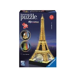 Ravensburger 3D Eiffelturm bei Nacht 12579