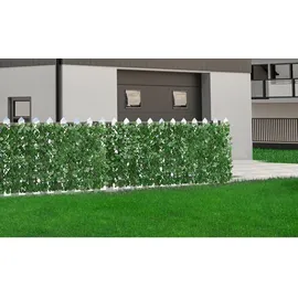 Habitat et Jardin Weidengitterzaun 200 x 100 cm Grün