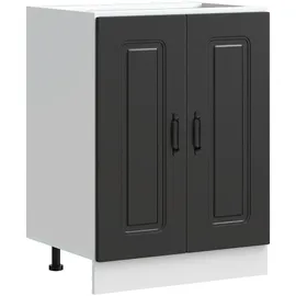 vidaXL Spülenunterschrank Kalmar 60 x 46 x 81,5 cm Schwarz