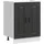 vidaXL Spülenunterschrank Kalmar 60 x 46 x 81,5 cm Schwarz