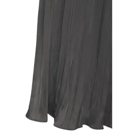 LASCANA Maxirock Damen Plisseefalten Grau 38