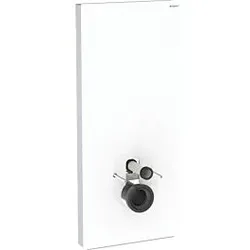Geberit Monolith Wand-WC-Modul 131031SI5 Bauhöhe 114 cm, Glas weiß