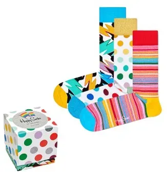 Happy socks 3P Mixed Pride Gift Box Mixed Baumwolle Gr 36/40