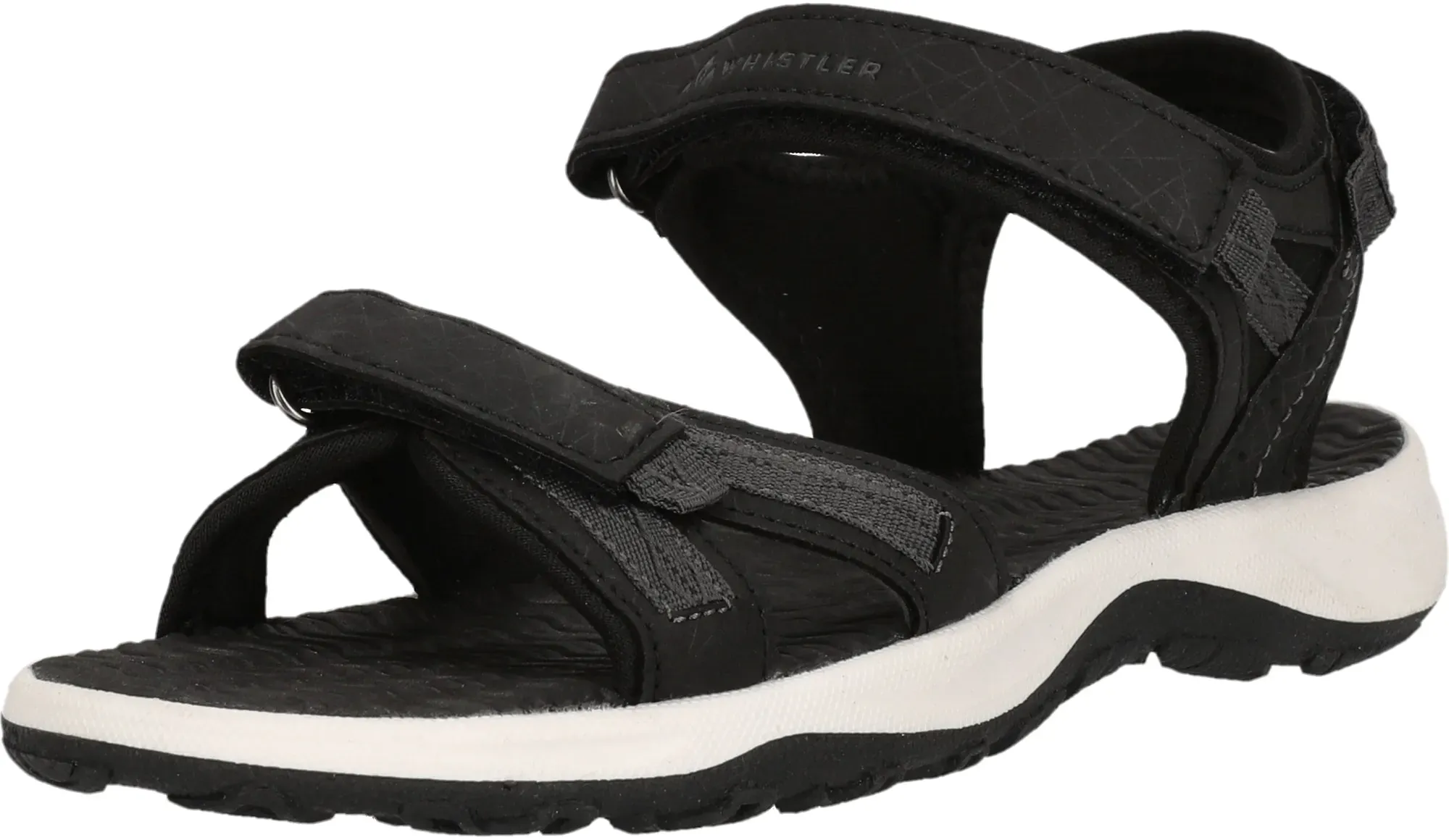 Sandale WHISTLER "Kali W", Gr. 38, schwarz, Polyurethane, sportlich, Schuhe Outdoorsandale Sandale, mit stoßdämpfender Innensohle