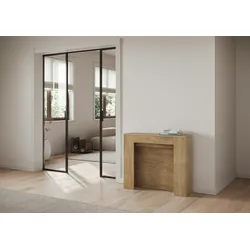 Itamoby Ausziehbare Konsole 90x25/211 cm Kiba Eiche Natur