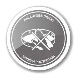 Edzard Tablett Delphi (ø 30 cm) rund, edel versilbert, anlaufgeschützt - Serviertablett, Galerietablett