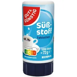 Gut und Günstig Süßstoff-Tabletten im Spender 1200 Stück