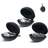 MINOIC Uhrenbox EVA und Nylon - (3 STÜCK) - Watch Case mit Reißverschluss - Uhrenetui Resistent für Uhren und Smartwatches - Uhrenbox 1 Uhr Multifunktional - Kompakt (bis zu 54mm)