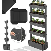 Kesser Hochbeet mit Etagen 60 x 30 cm Grau