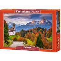 Castorland 200795 Herbst in den bayerischen Alpen, Deutschland, 2000 Stück Puzzle
