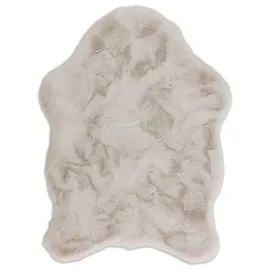 Schöner Wohnen Tender Fellteppich 60 x 90 cm Beige/Creme