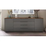 borchardt Möbel Sideboard »Tom«, Breite 200 cm grau