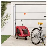 vidaXL Fahrradlastenanhänger rot