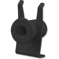 ISOLED Mini-Plug Anschlussblende mit Zugentlastung für 113528, schwarz