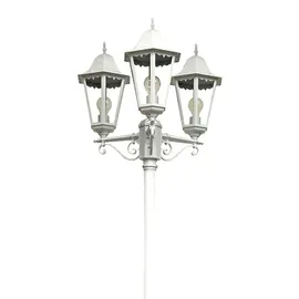 Garden Pleasure Kandelaber Norderney Druckguss 220,0 cm inkl. Bewegungsmelder weiß