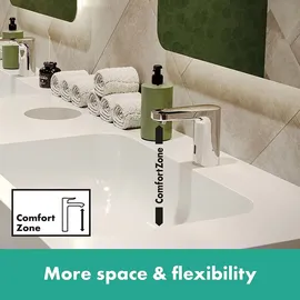 Hansgrohe Vernis Blend für Kaltwasser Batteriebetrieb 6 V chrom