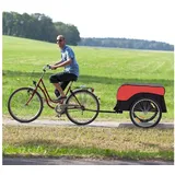 Homcom CargoTrailer rot/schwarz