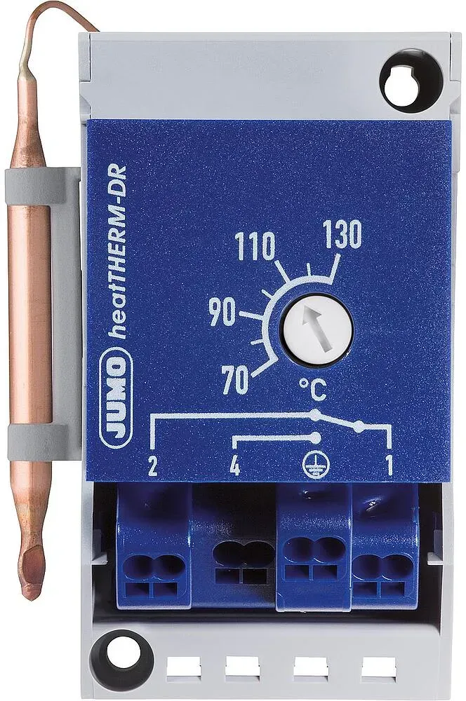 Hutschienen-Thermostat JUMO TW 603070/0002, TH35, 0 bis 120 °C