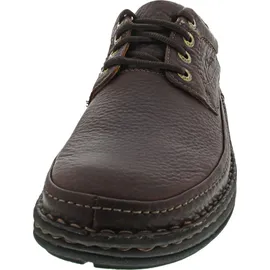CLARKS Nature Three Derby Braun (Mahogany Leather), 41.5 EU