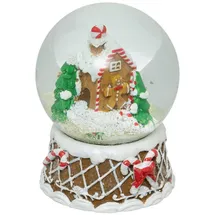 Atmosphera Créateur d'intérieur Schneekugel Ø 8 cm mehrfarbig