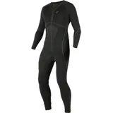 Dainese-D-CORE DRY Lederkombi, Schwarz/Anthrazit, Größe M