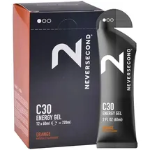 neversecond Energiegel Orange 60 ml