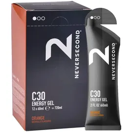neversecond Energiegel Orange 60 ml